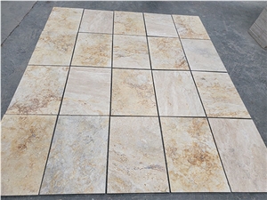 Pierre De Bourgogne Travertine Pattern Tiles Slabs