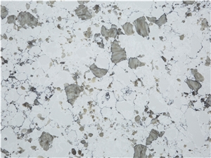 Popular Colors White Sparkle Artificial Quartz