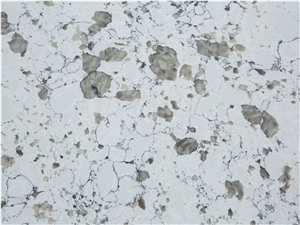 Popular Colors White Sparkle Artificial Quartz