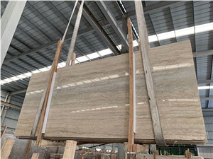 Silver Travertine Slabs&Tiles, Travertino Ocean