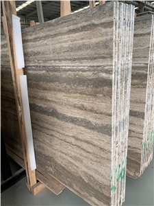 Silver Travertine Slabs&Tiles, Travertino Ocean