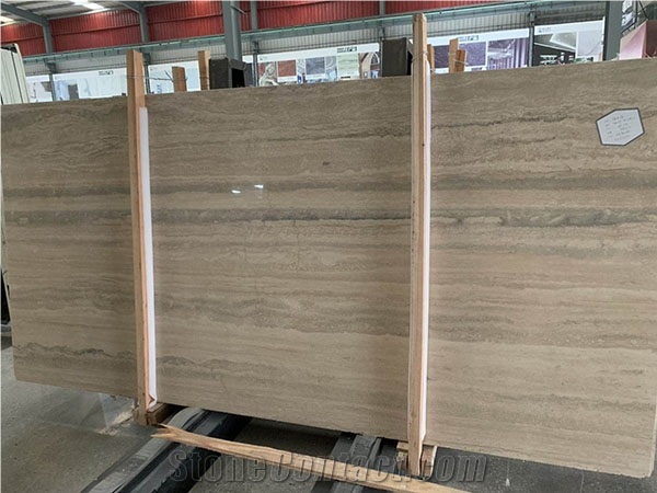 Silver Travertine Slabs&Tiles, Travertino Ocean