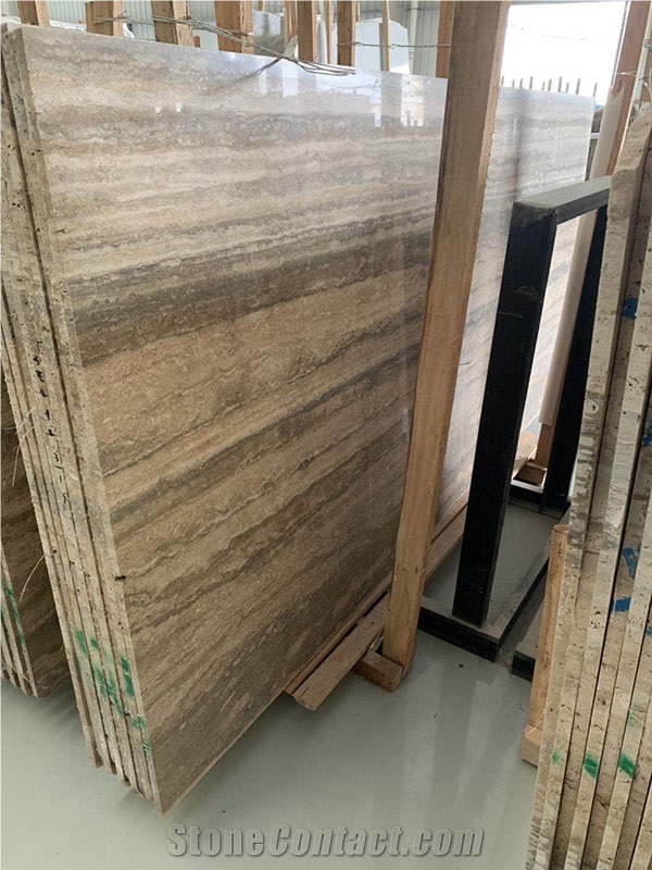 Silver Travertine Slabs&Tiles, Travertino Ocean