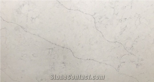White Artifical Stone Quartz,Sparkle Carrara White