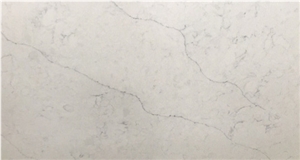 White Artifical Stone Quartz,Sparkle Carrara White