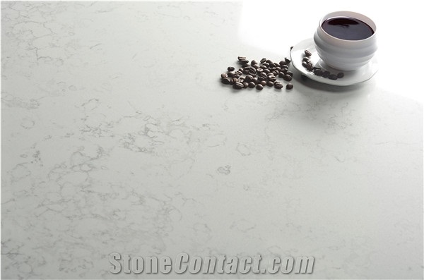 White Carrara Carrara Quartz for Replacement