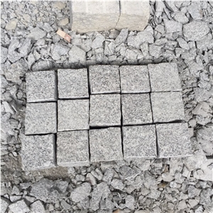 G602 Flamed Granite External Flooring Cube Stone