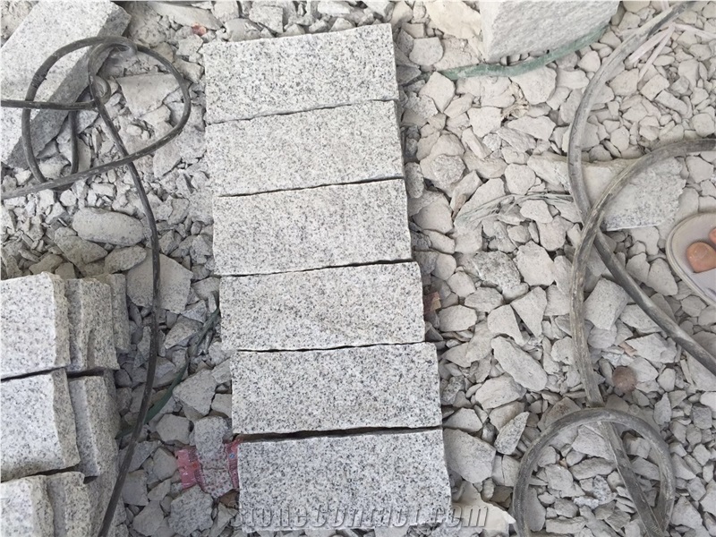 G602 Flamed Granite External Flooring Cube Stone