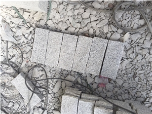 G602 Flamed Granite External Flooring Cube Stone