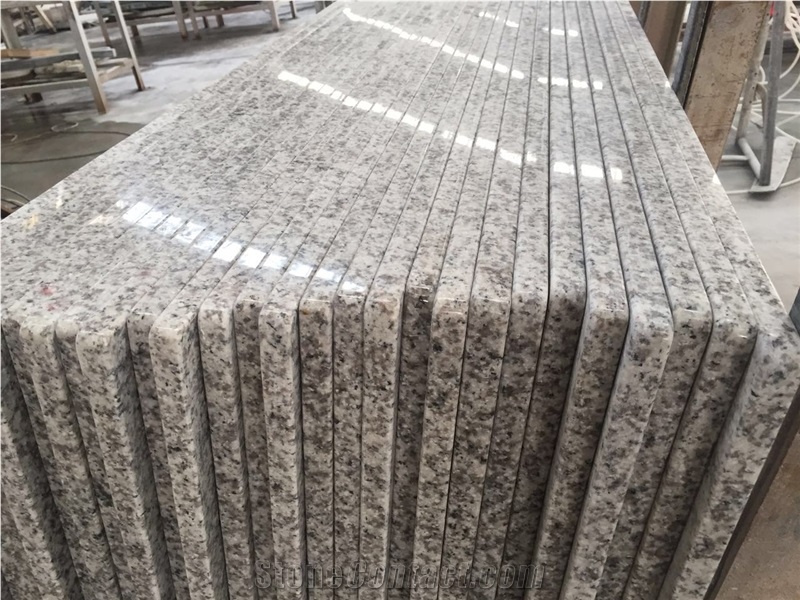 G655 Gray Granite Stone Prefab Bathroom Vanity Top
