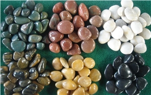 Black/Red/White/Yellow Pebble Stone