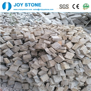 Cheap G682 Granite Driveway Paving Stone Cubes