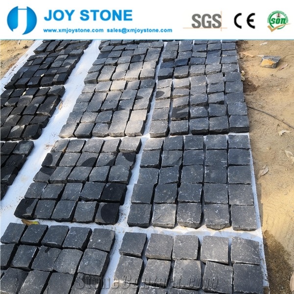 Split Finish Zhanpu Black Back Mesh Cobble Stone