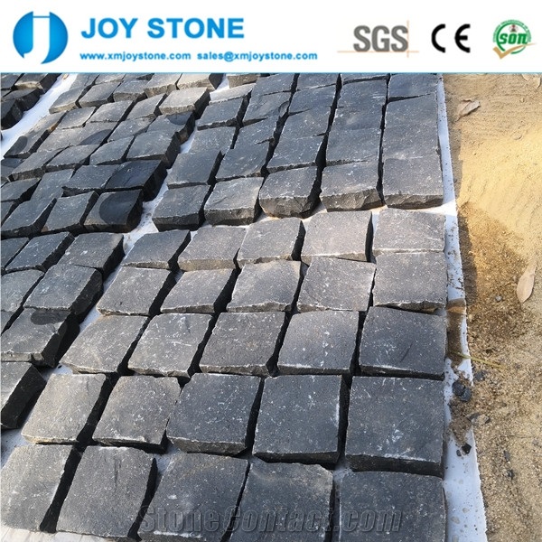 Split Finish Zhanpu Black Back Mesh Cobble Stone