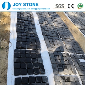 Split Finish Zhanpu Black Back Mesh Cobble Stone