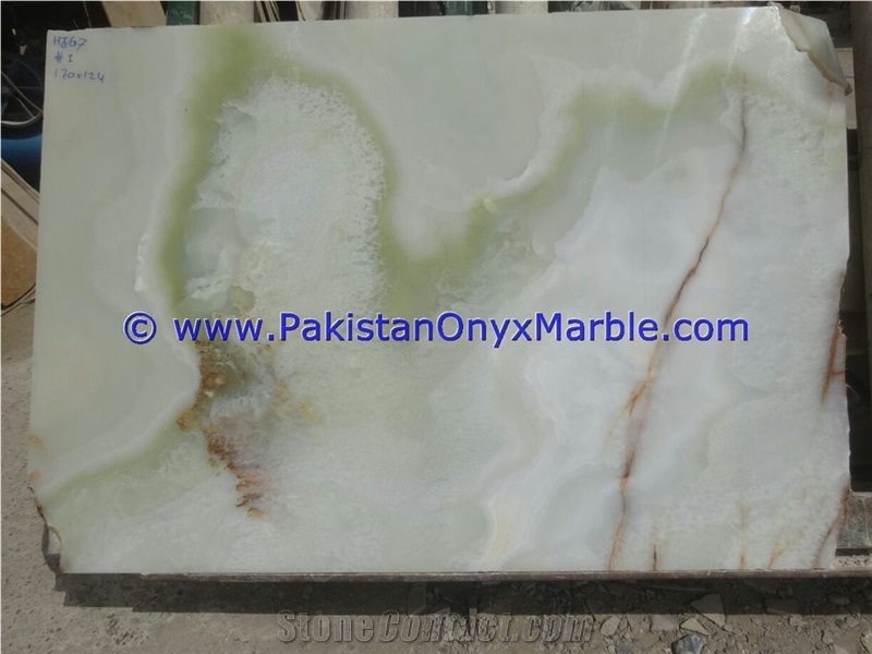 Afghan Jade Onyx Slabs, Pure Green Onyx Slabs
