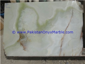 Afghan Jade Onyx Slabs, Pure Green Onyx Slabs
