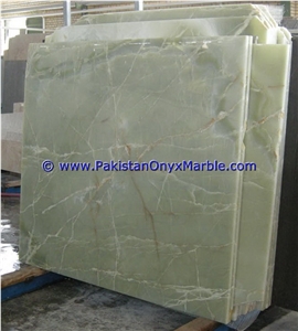 Afghan Jade Onyx Slabs, Pure Green Onyx Slabs