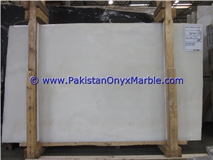 Polished Pure White Onyx Slabs Covering Pattern