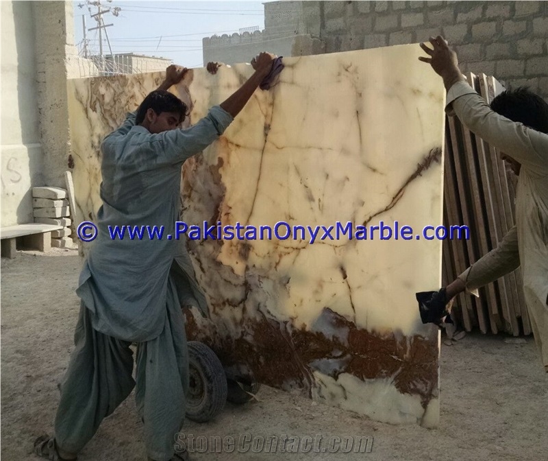 White Onyx Slab
