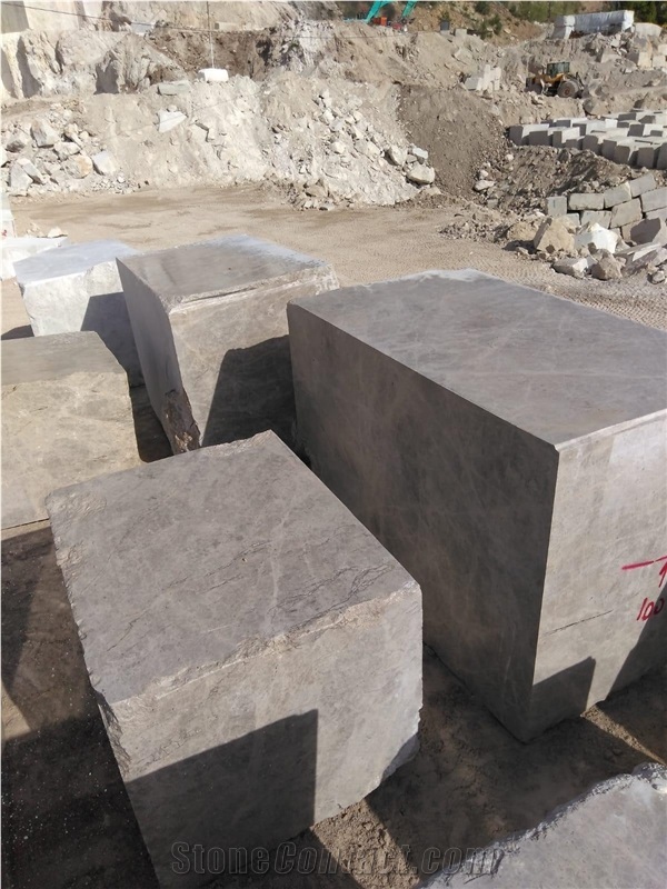 Grey Emperador Marble Blocks