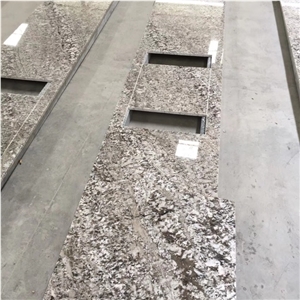 Azurite Grey Granite Kitchen Countertops Design