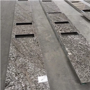 Azurite Grey Granite Kitchen Countertops Design