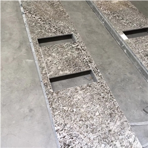 Azurite Grey Granite Kitchen Countertops Design