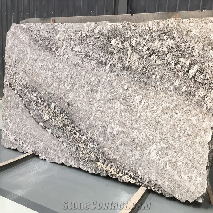 Azurite Grey Granite Kitchen Countertops Design