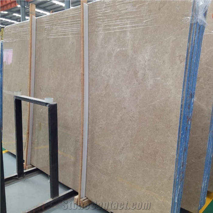 Champagne Beige Marble Slab for Bathroom