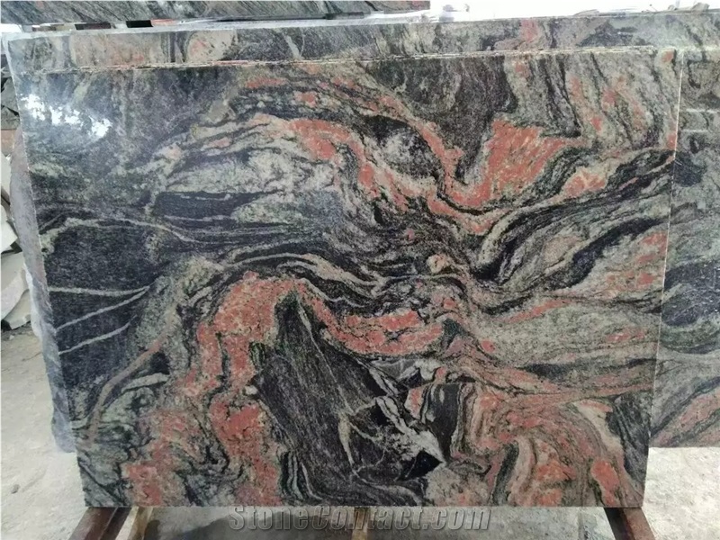 China Multicolor Red Granite Tiles for Design