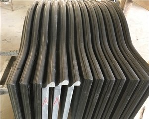 China Shanxi Black Granite Bath Top