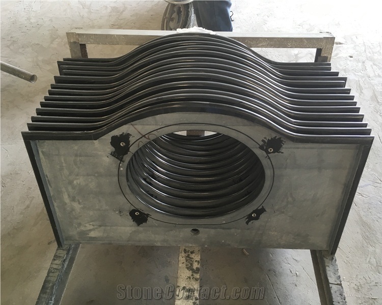 China Shanxi Black Granite Bath Top