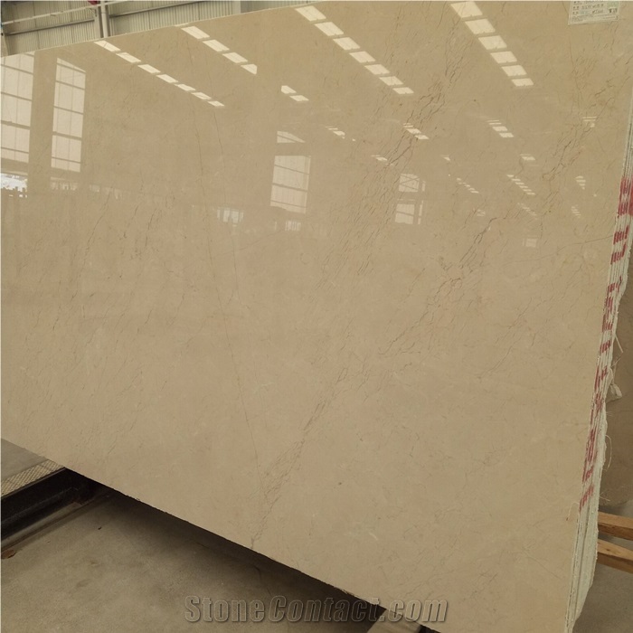 Crema Ivory Beige Marble Slabs Cut Tiles