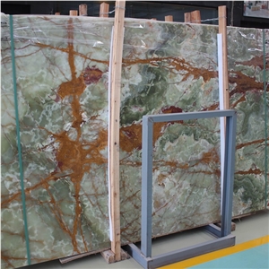 Dark Green Onyx Slab Dark Green Onyx Slab