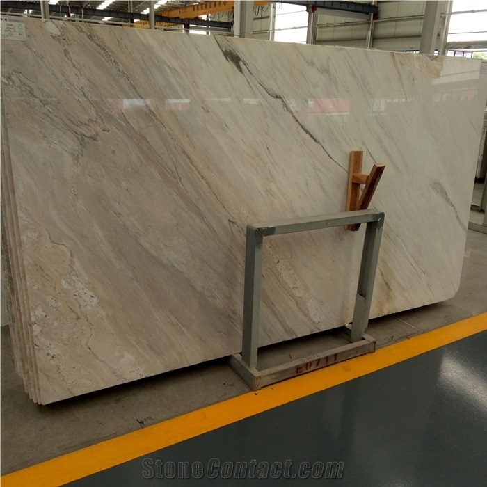 Good Quality Palissandro White Marble Stone Slab
