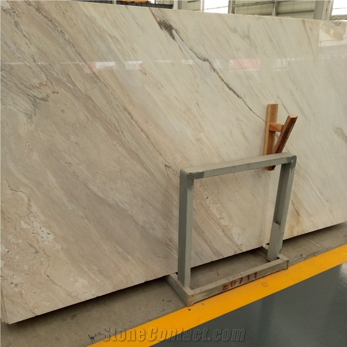 Good Quality Palissandro White Marble Stone Slab