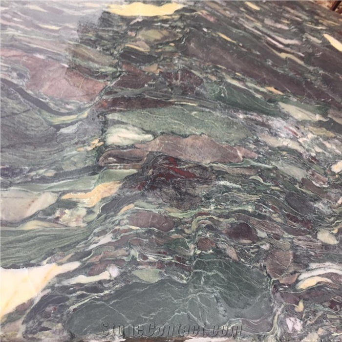 Good Value Peacock Green Granite Slabs Cut Tiles