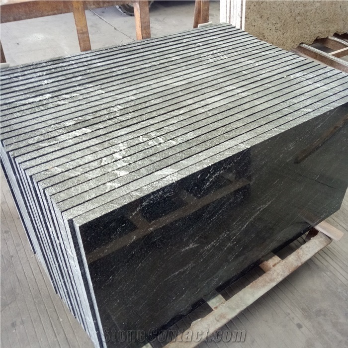 Hot Selling American Black Granite Tiles for Hotel