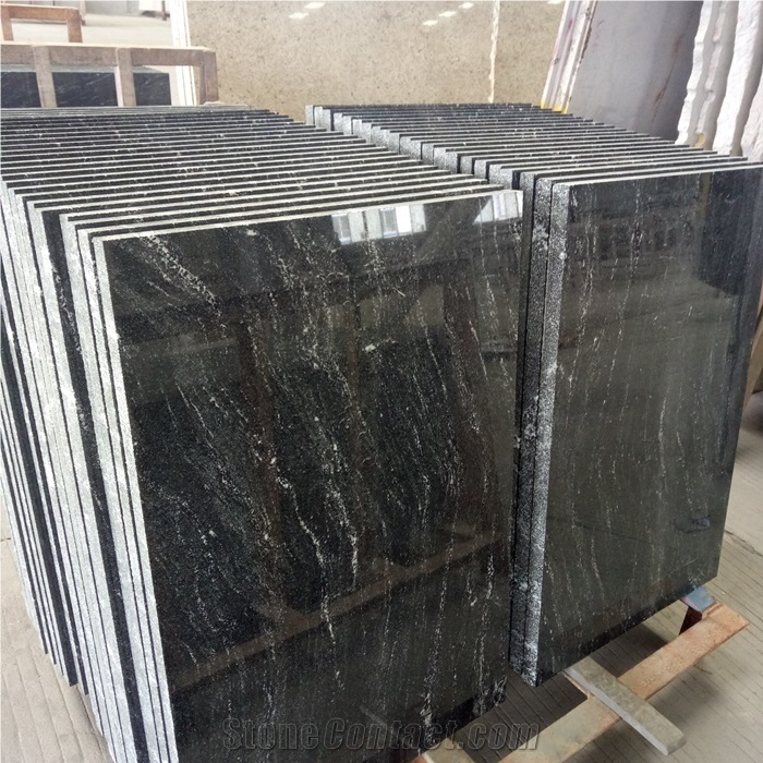 Hot Selling American Black Granite Tiles for Hotel
