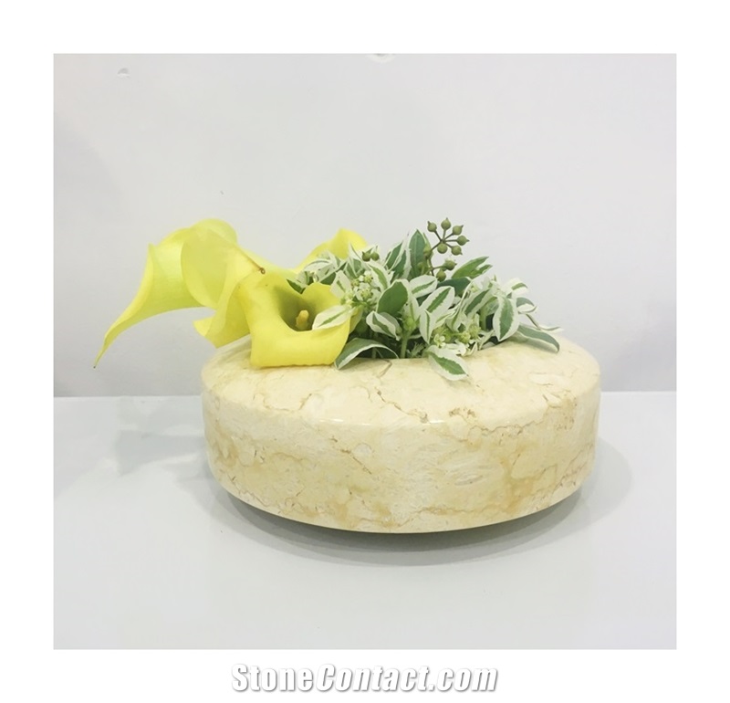 Marble Stone Desk Pots for Office Decoration