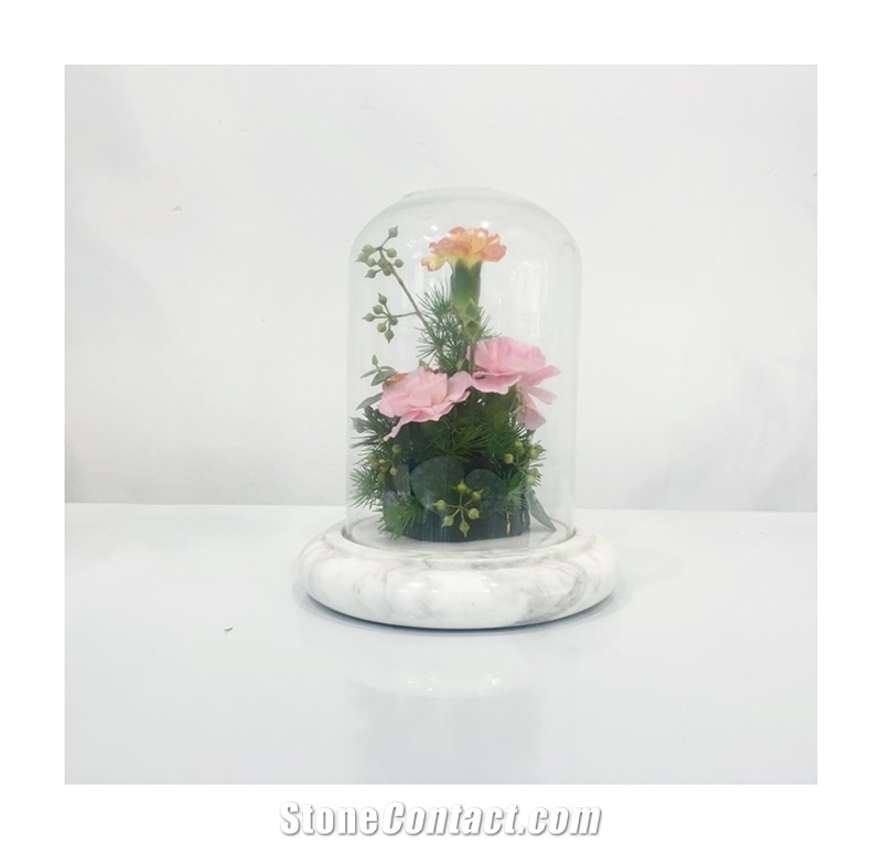 Marble Stone Desk Pots for Office Decoration