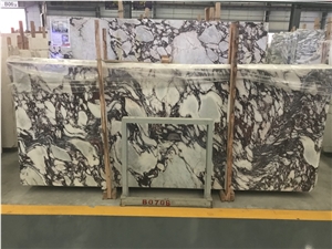 Natural Calacatta Viola White Marble Big Slab
