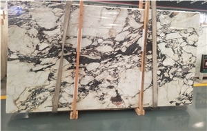 Natural Calacatta Viola White Marble Big Slab