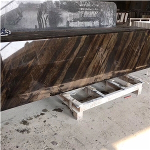 Polish Quicksand Brown Granite Kitchen Countertops