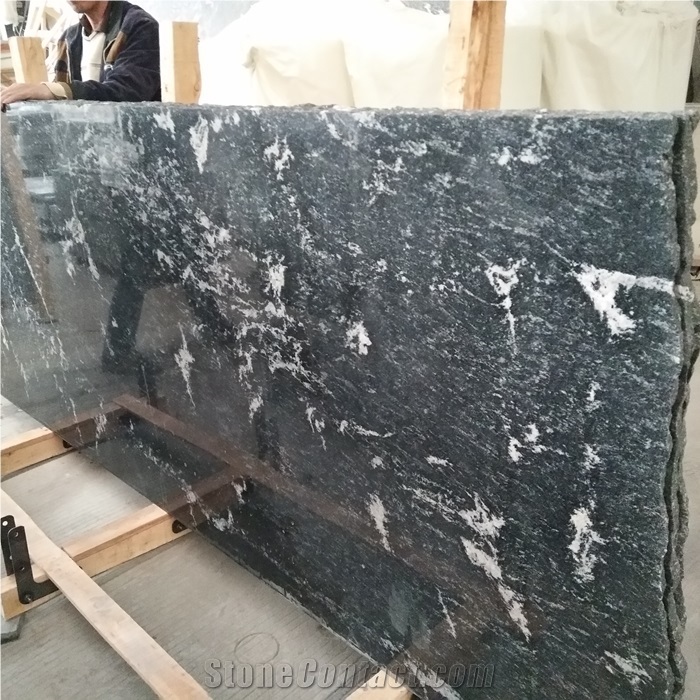 Polished Grey Mist Marble Slab Stair Tiles
