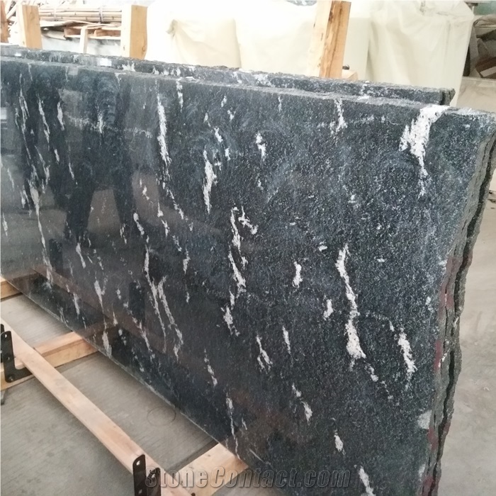 Polished Grey Mist Marble Slab Stair Tiles