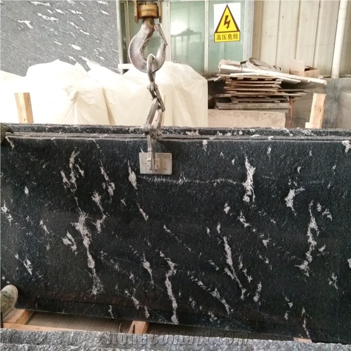 Polished Grey Mist Marble Slab Stair Tiles