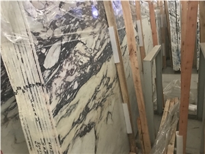 Polished Natural Calacatta Violet Marble Slabs