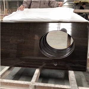Quicksand Brown Granite Vanity Top for Bathroom